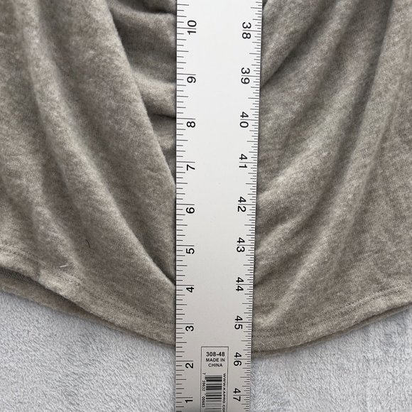 INC Women's 3/4 Sleeve Ruched Midi Dress Size Small Heather Grey 2pc NWT 0102 - Picture 9 of 11